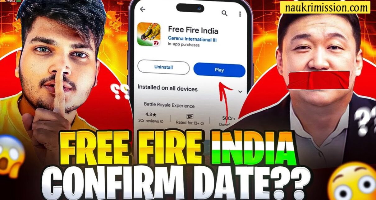 Finally Free Fire India Launched