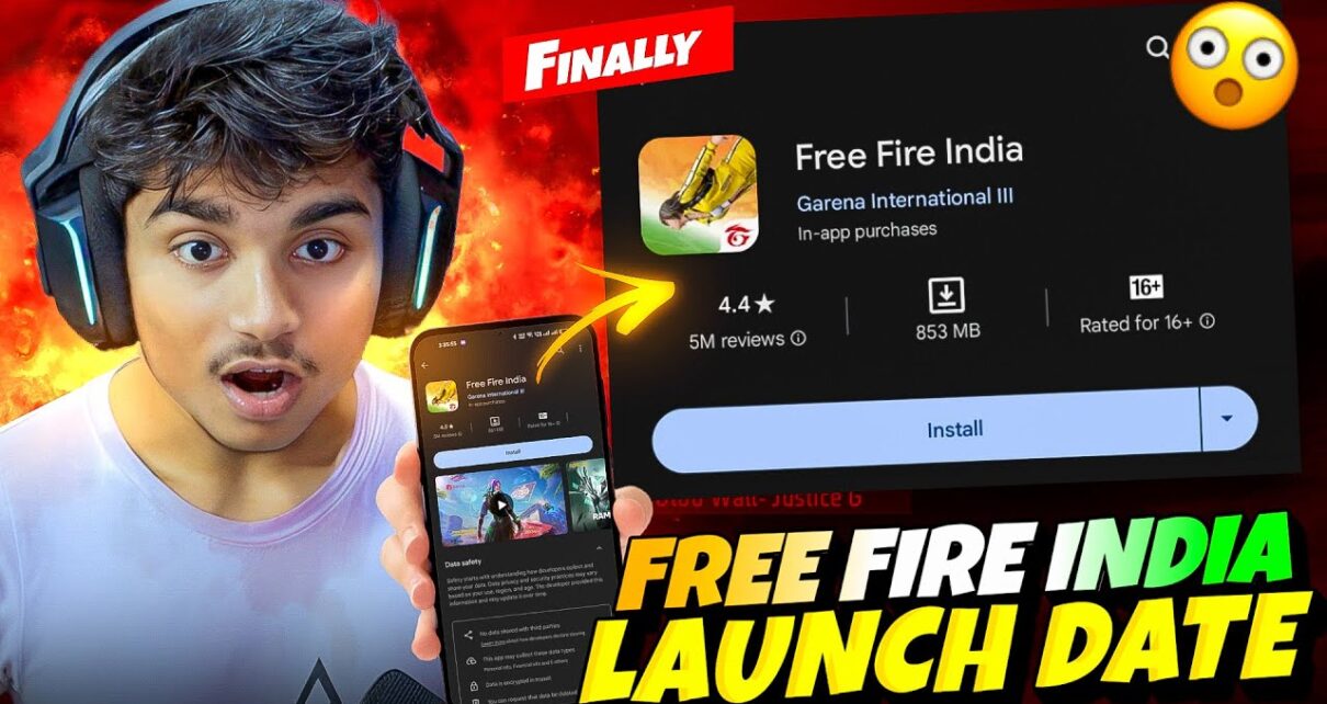 Garena Free Fire India Launched Today