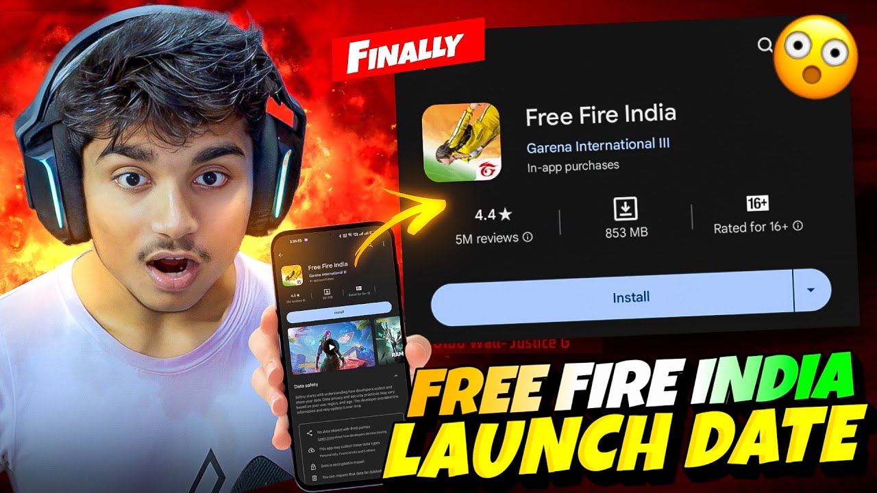 Garena Free Fire India Launched Today